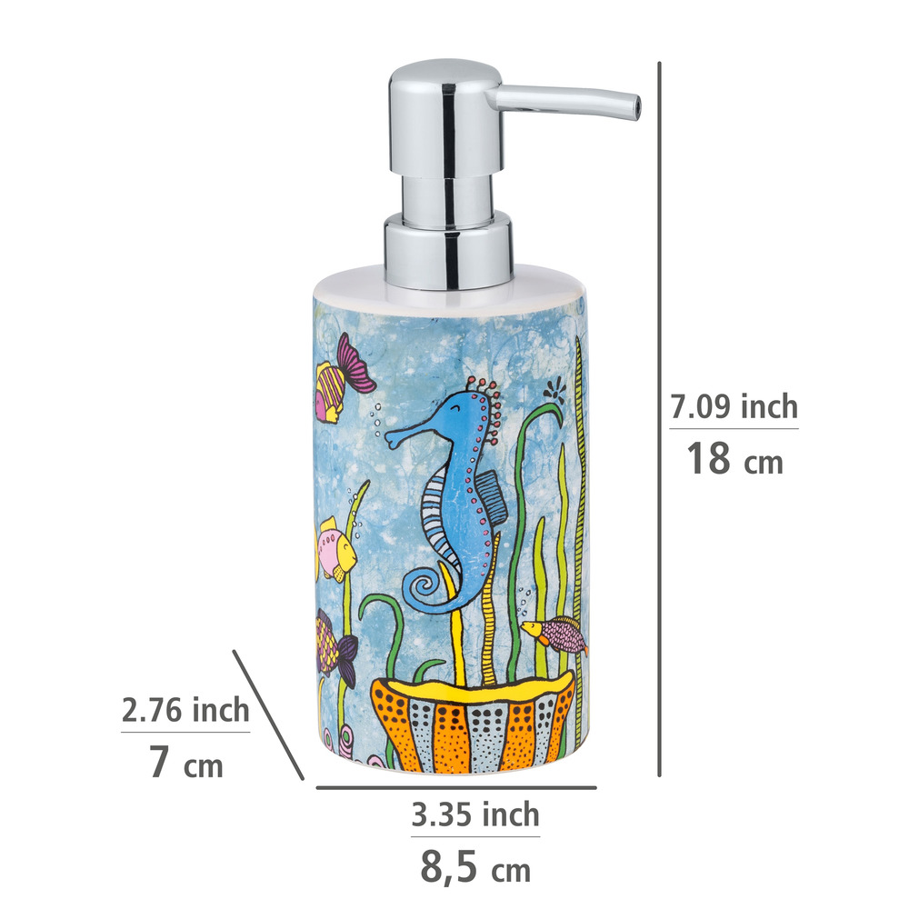 Seifenspender Rollin'Art Ocean Life  nachfüllbar, 360 ml