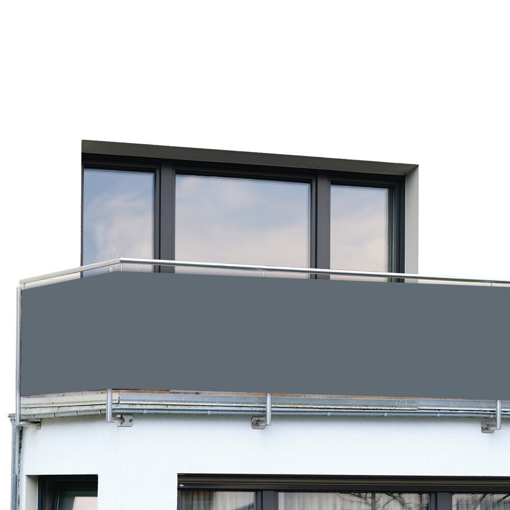 Balkon-Sichtschutz Mod. Anthrazit, 5 m  UV- und witterungsbeständig