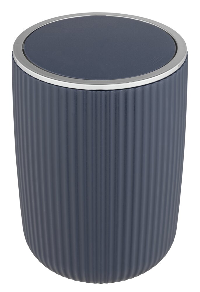 Schwingdeckeleimer Mod. Agropoli L Dunkelblau Kosmetikeimer mit Schwingdeckel, 5,5 l