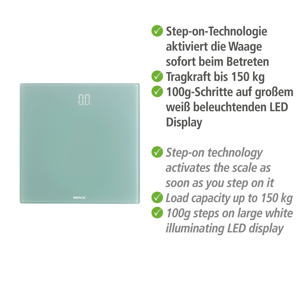 LED-weegschaal Grijs