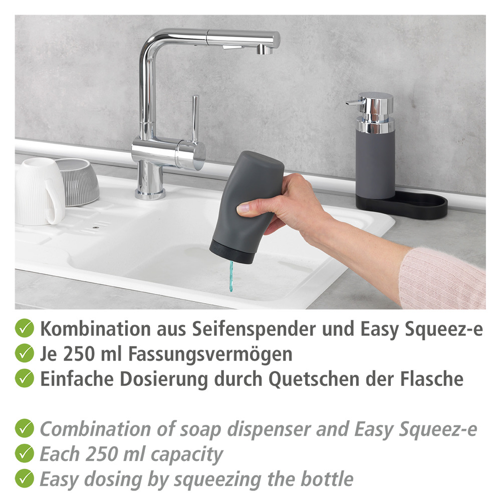 Easy Squeez-e Spülstation, grau  Spülbecken-Organizer