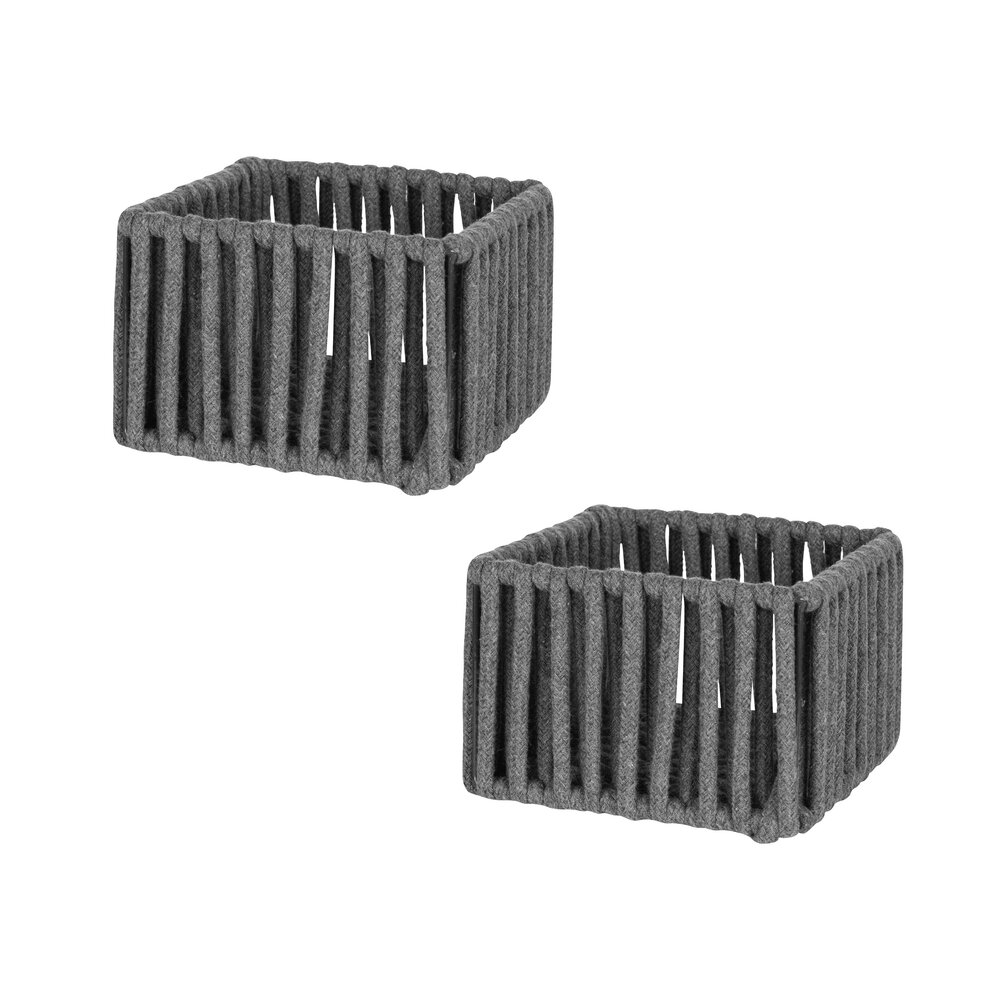 Badkörbe Mod. ZOVO S, Grau  2er Set