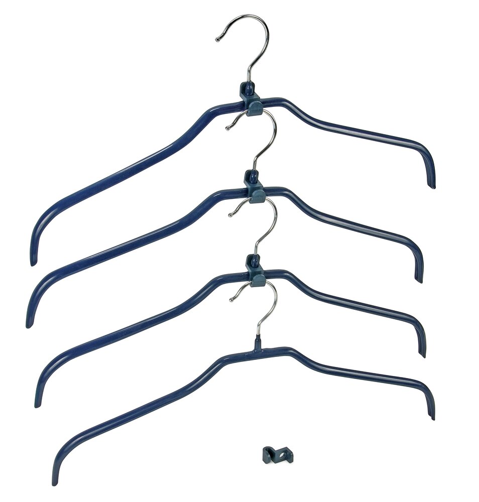 Formbügel-Set Mod. Multi, 4er Set Kleiderbügel rutschhemmend beschichtet | 10250911100 Formbügel-Set Mod. Multi, 4er Set Kleiderbügel rutschhemmend beschichtet | 10250911100