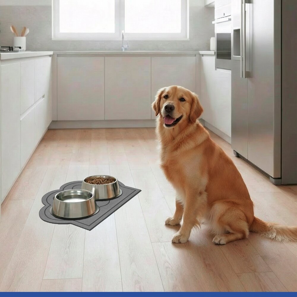 Haustiermatte Mod. Pata 50 x 30 cm  Napfunterlage für Hunde und Katzen