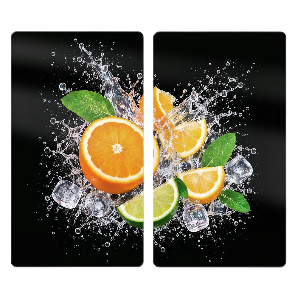 Couvre-plaques de cuisson Mod. Fruit, lot de 2  pour vitrocéramique et induction