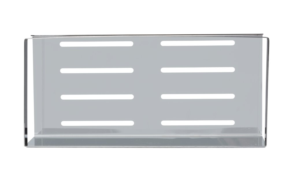 Wandablage Mod. MELETO Glänzend  aus Edelstahl