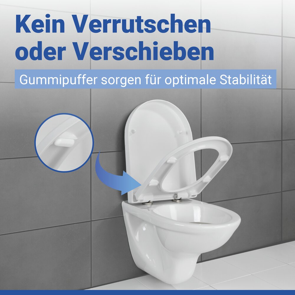 Toiletbril Mod. Palma Wit