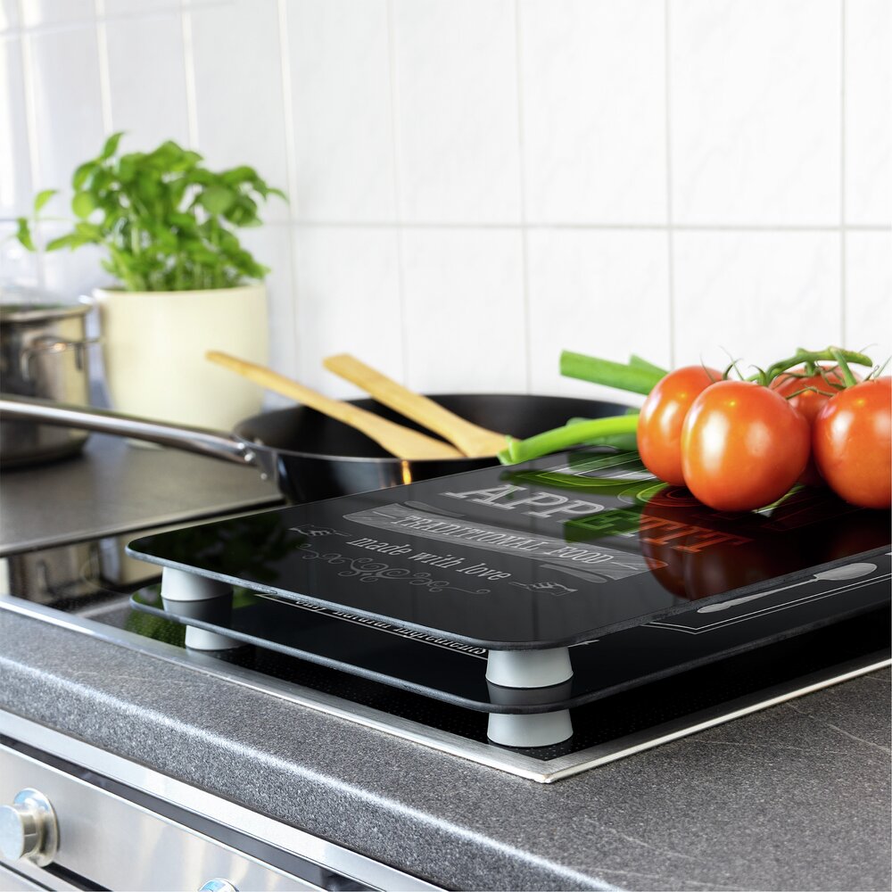 Plaque de Recouvrement Universelle Mod. Bon Appetit, set de 2  pour tous les types de cuisinières