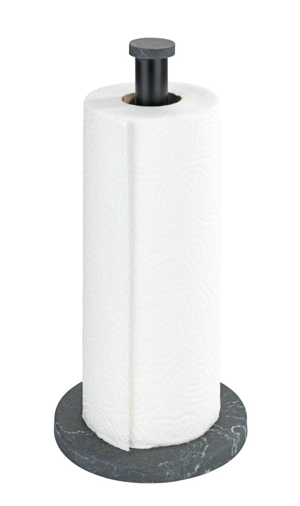 Küchenrollenhalter Mod. Marmor Schwarz  elegante Marmoroptik