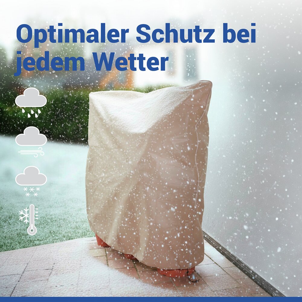 Pflanzenschutz-Vlies 200 x 240 cm, Beige  reißfestes Wintervlies für Pflanzen