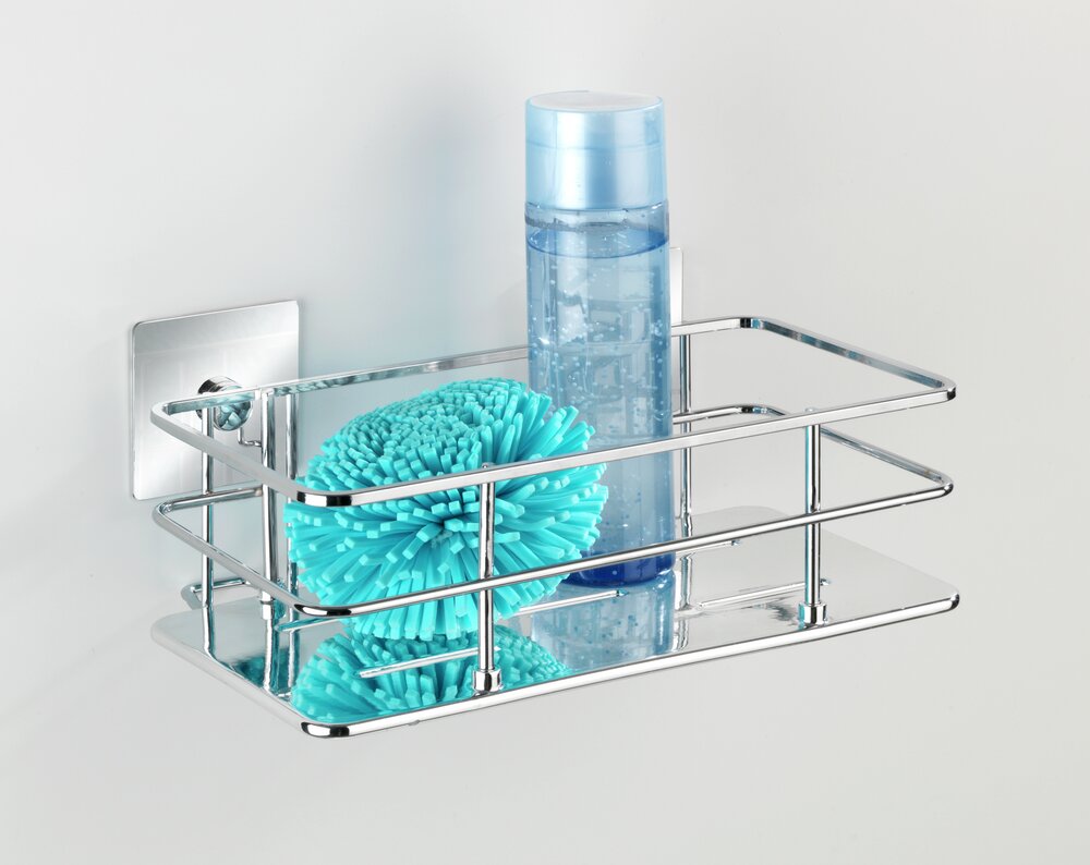 Turbo-Loc® Edelstahl Wandablage Quadro  rostfrei, Befestigen ohne bohren