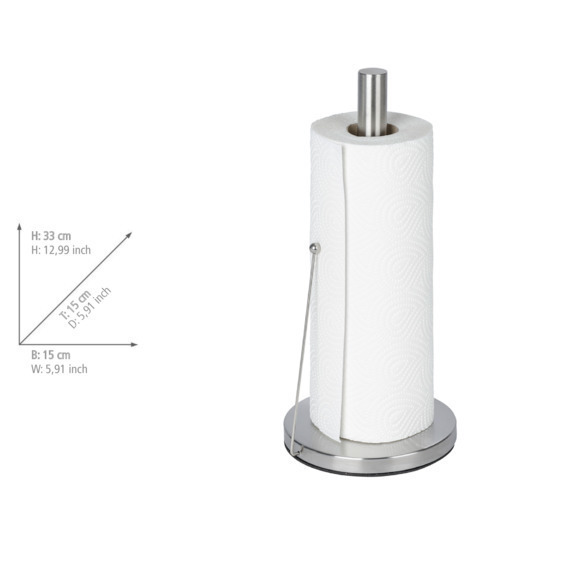 Küchenrollenhalter Mod. Clayton  Edelstahl rostfrei