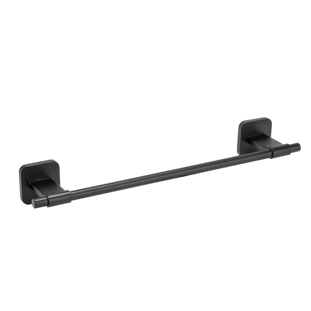 Turbo-Loc® Badetuchstange Uno Mod. Porto Black 40 cm  Befestigen ohne Bohren