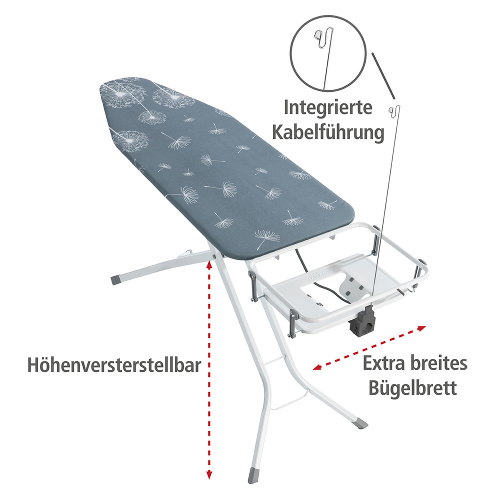 Bügeltisch Mod. Professional  extra breit, geeignet für Dampfbügelstationen