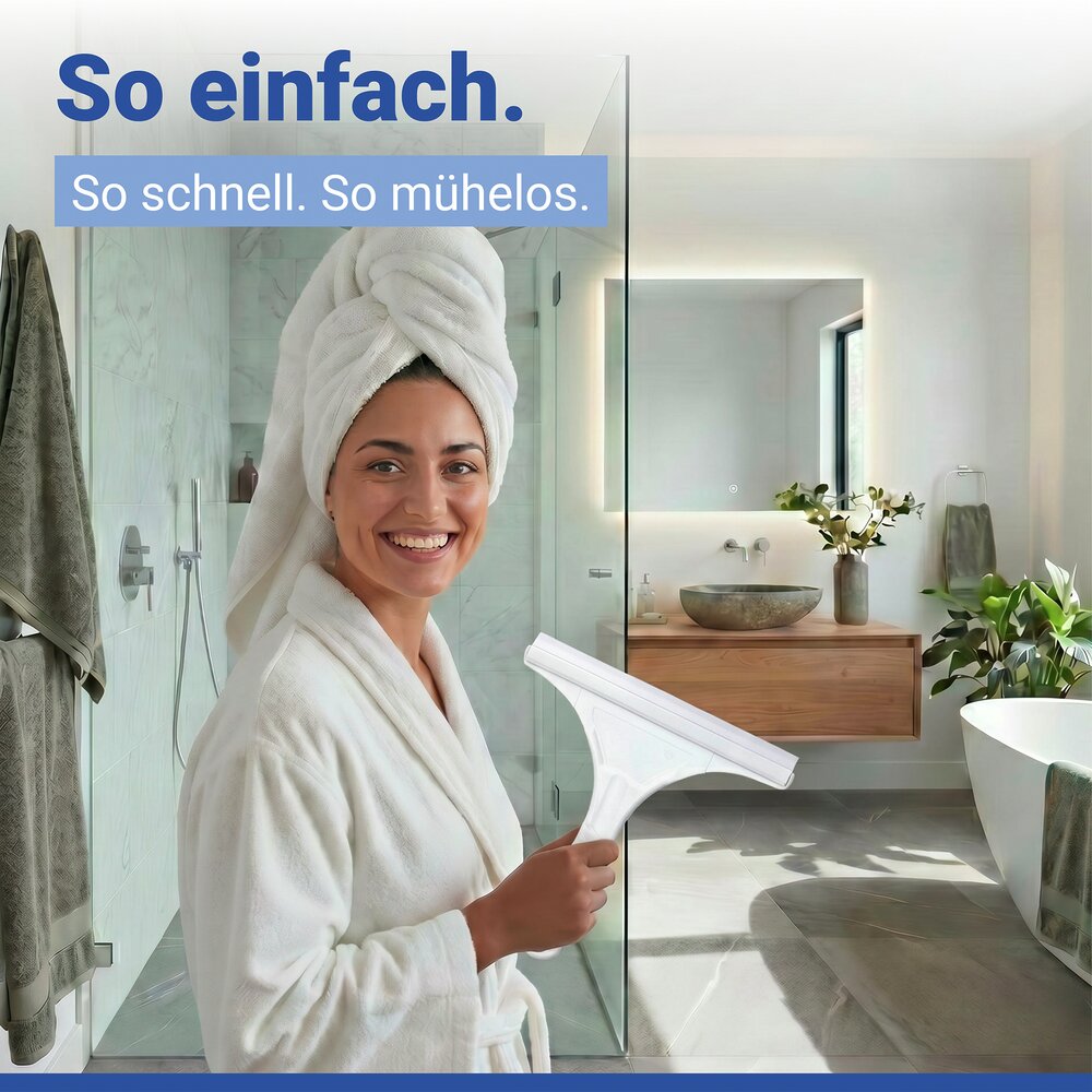 Badezimmerwischer  zum streifenfreien Reinigen