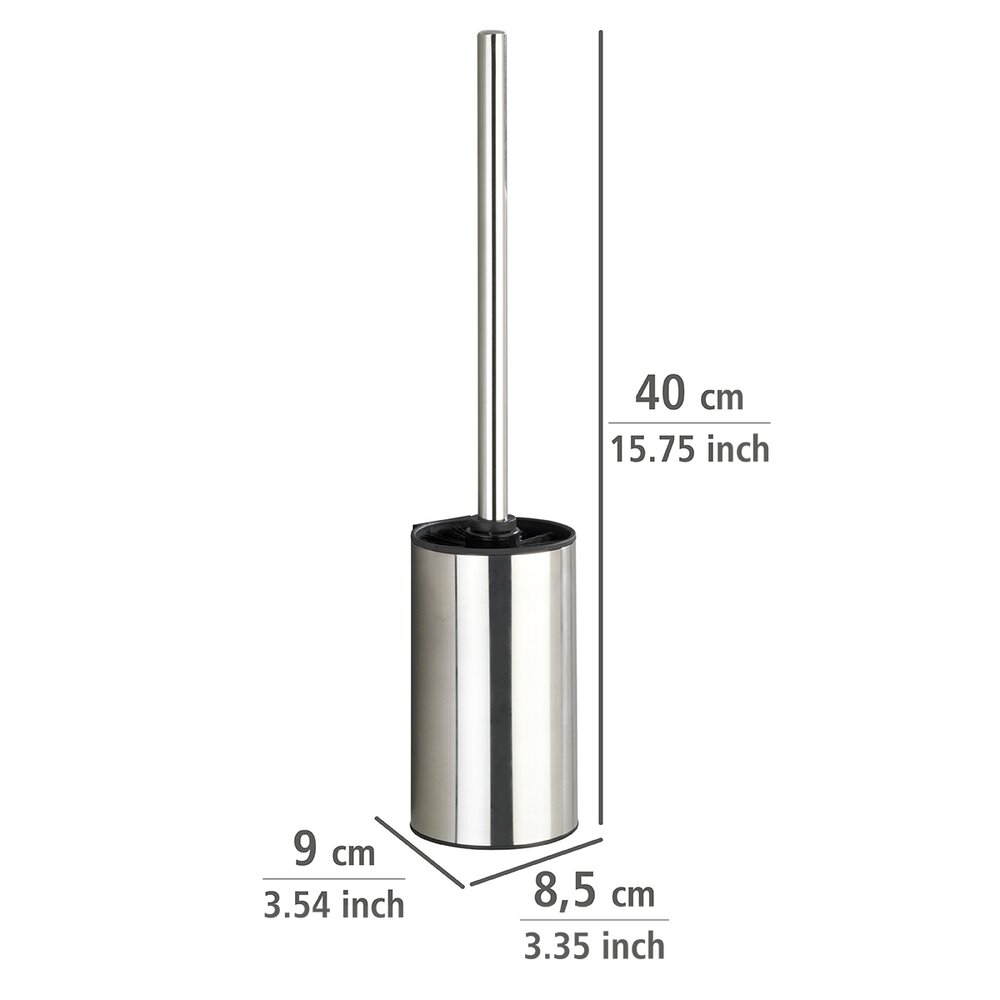 Turbo-Loc® brosse WC mural Detroit  acier inox, fixer sans percer