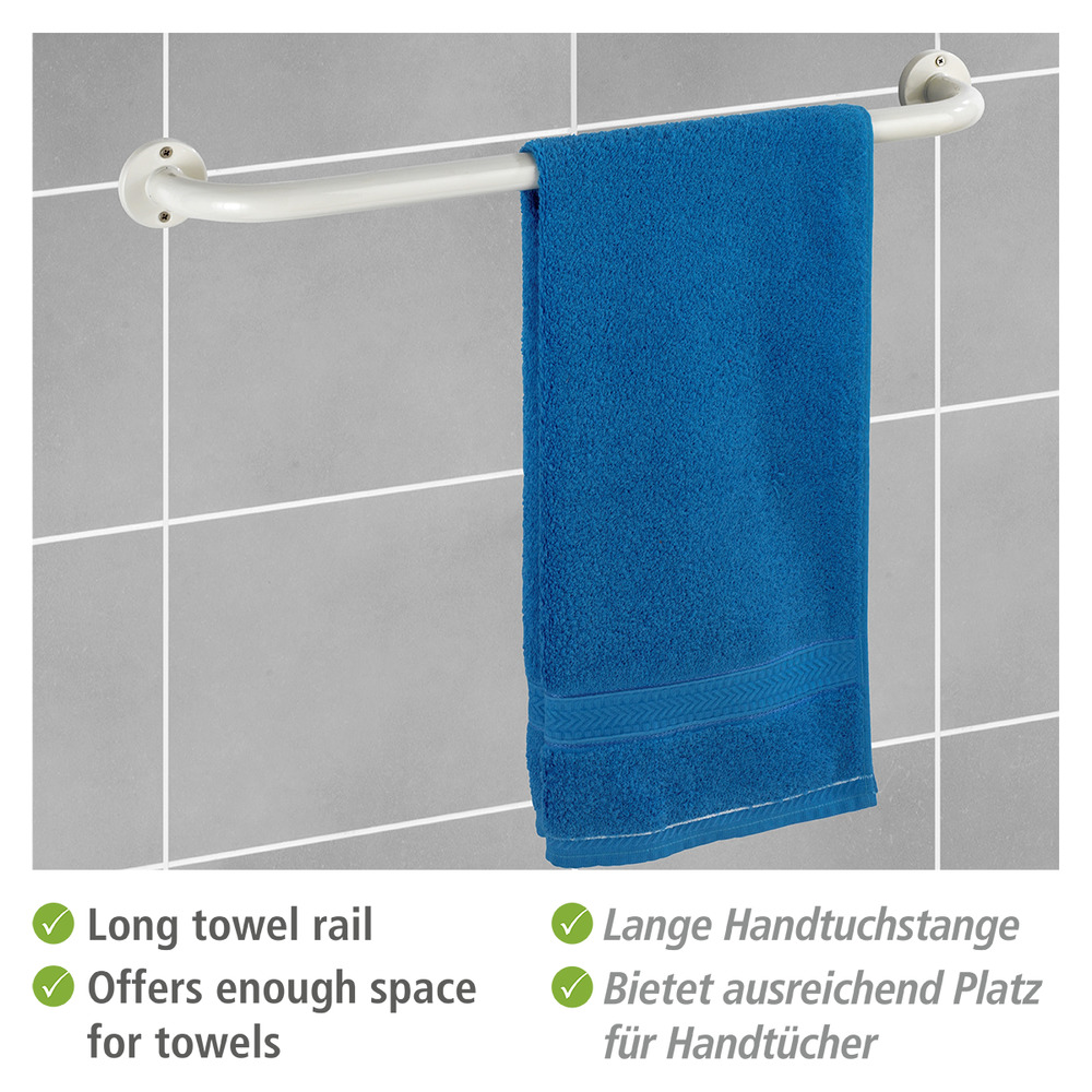 Badetuchstange Mod. Basic 60 cm Weiß  