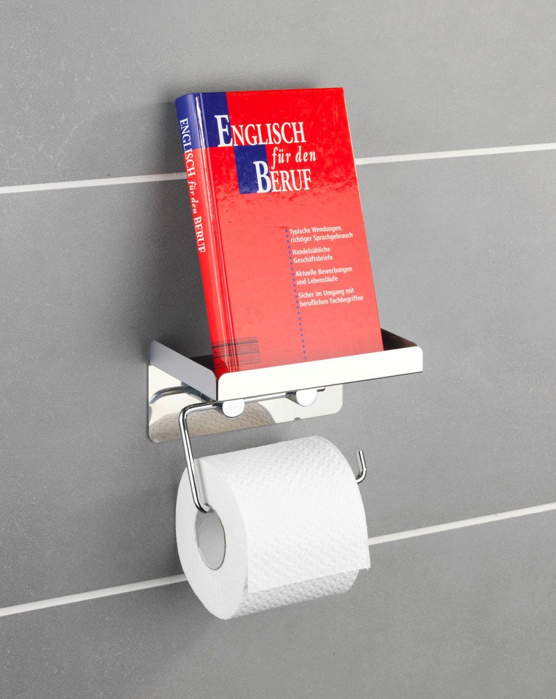 Toilettenpapierhalter 2 in 1, Edelstahl rostfrei  rostfrei