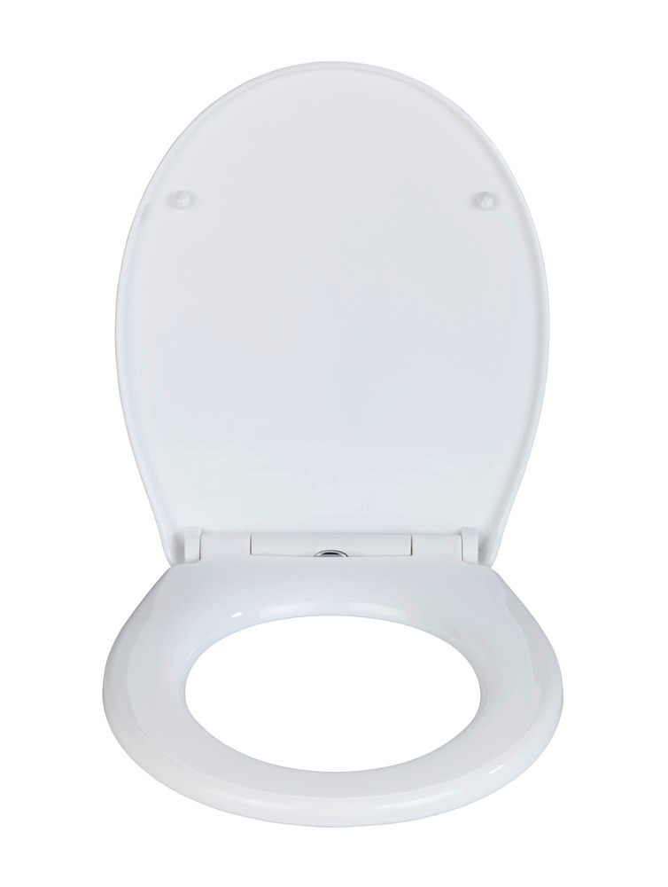 Premium WC-Sitz Mod. Korfu  Thermoplast weiß, mit Absenkautomatik, bis 300 kg belastbar