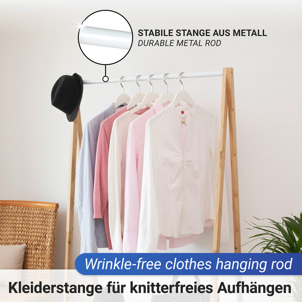 Standgarderobe Mod. Finja  mit 2 Ablagen für zusätzlichen Stauraum