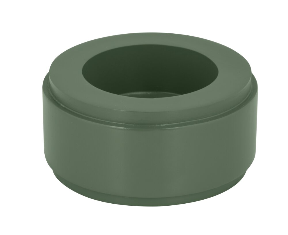 Bougeoir Mod. Canvel M, Vert  Verre pour bougie chauffe-plat, intérieur & extérieur
