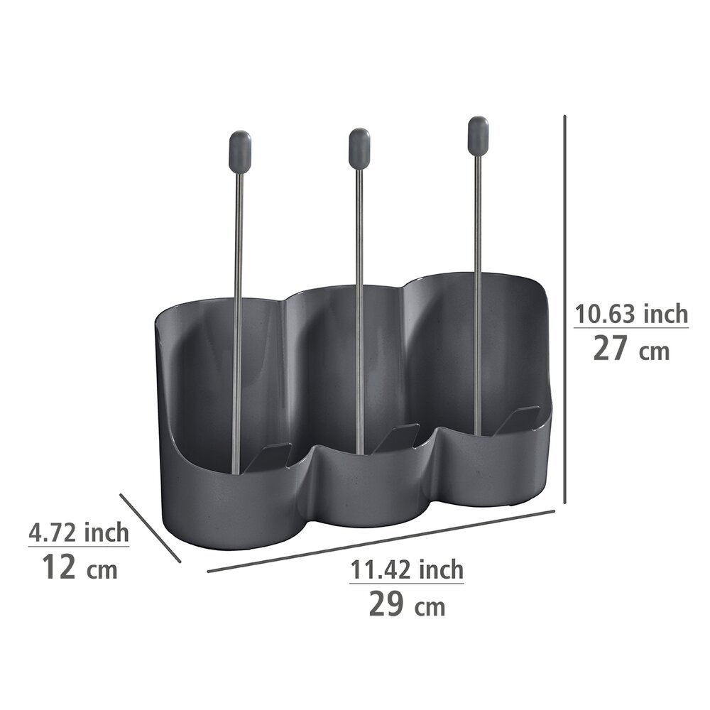 Flaschenhalter Mod. Filia  zum schnellen Trocknen für bis zu 3 Flaschen