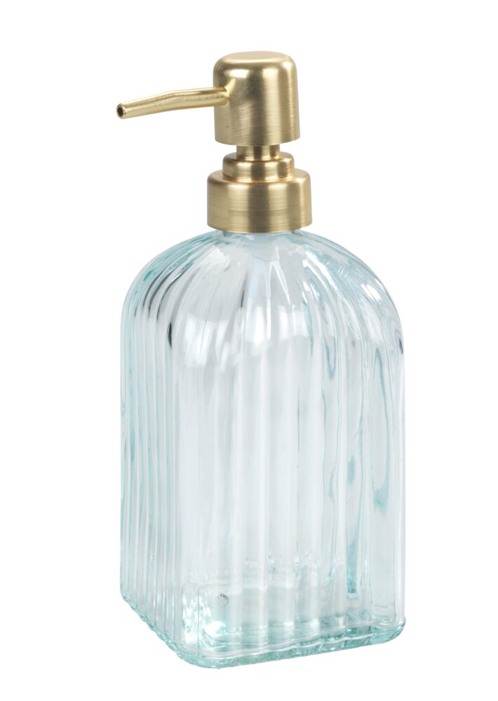 Spülmittelspender Mod. Vetro Gold  aus Glas