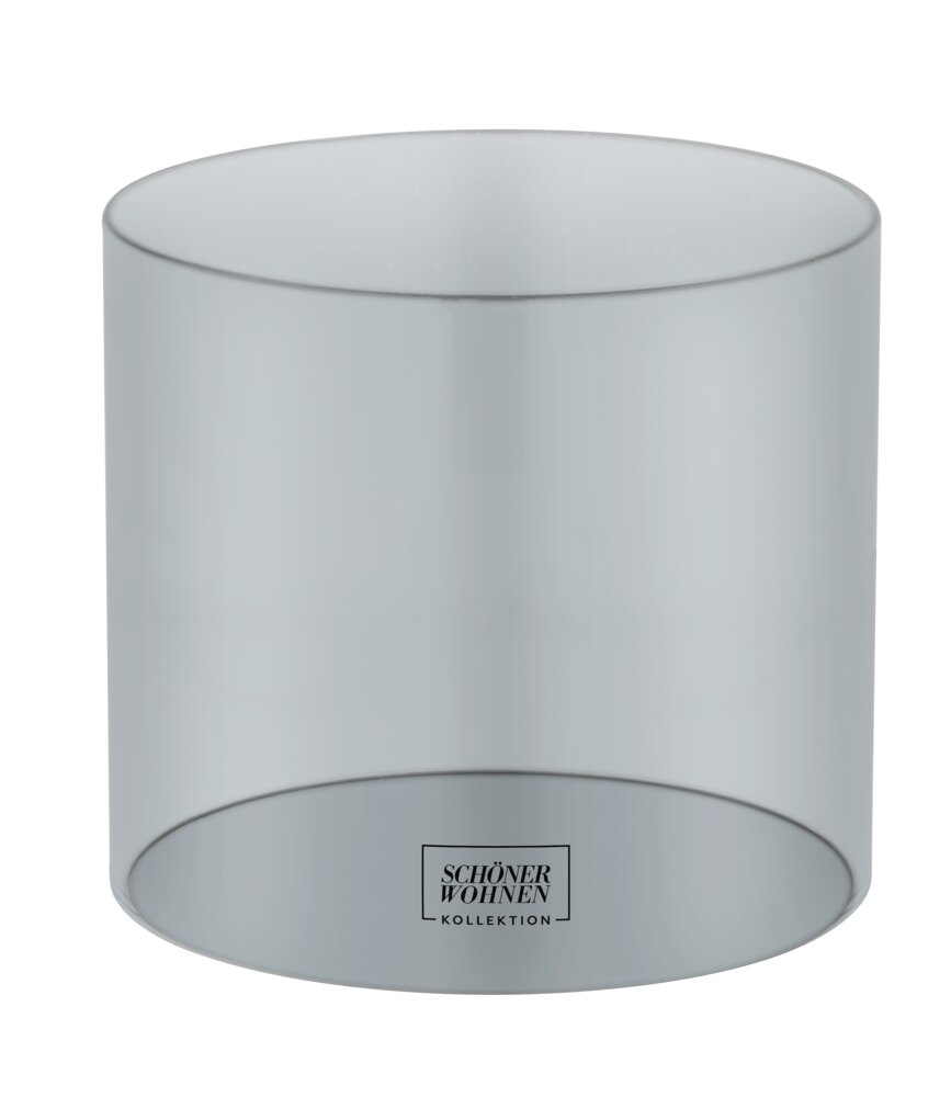 Bougeoir Mod. Canvel L, Anthracite  Verre pour bougie chauffe-plat, intérieur & extérieur