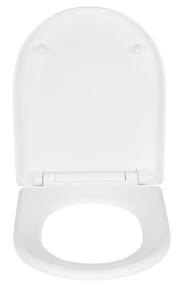 Abattant WC Exclusive blanc mat  En duroplast antibactérien, avec dispositif d'abaissement automatique