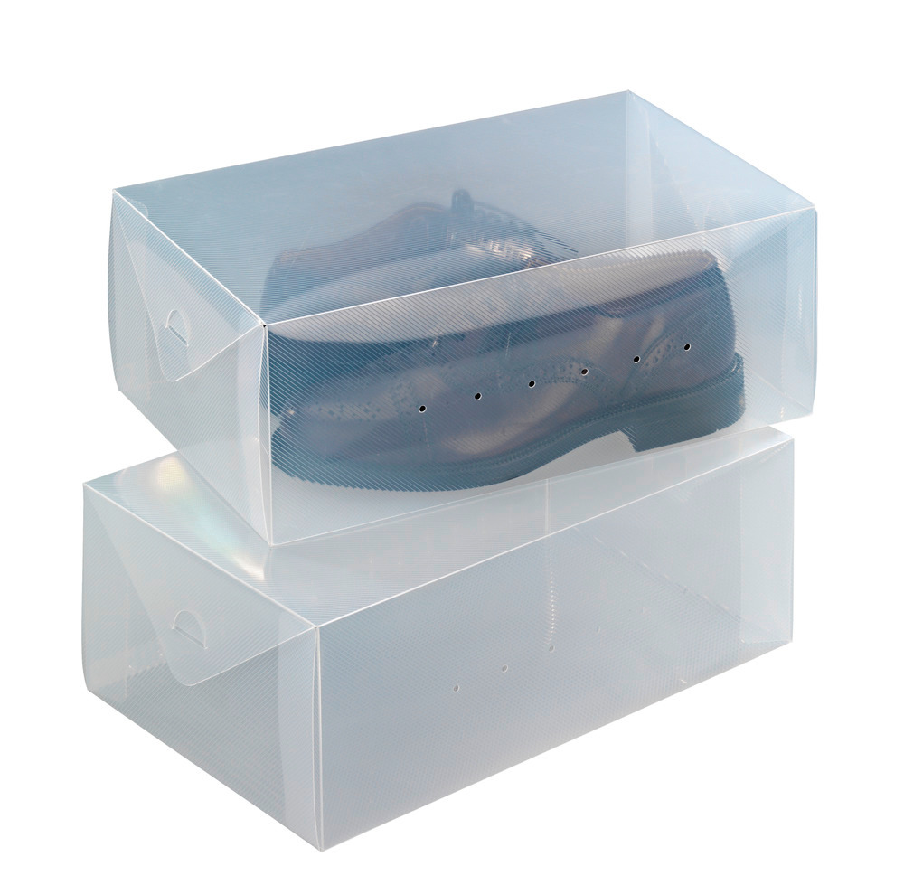 Aufbewahrungsbox f  , transparent