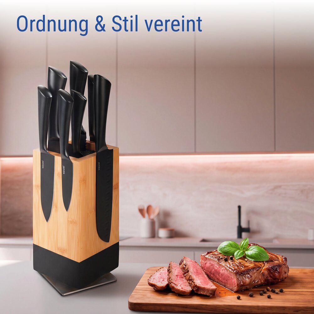 Magnetisch messenblok XL met 7-delige messenset