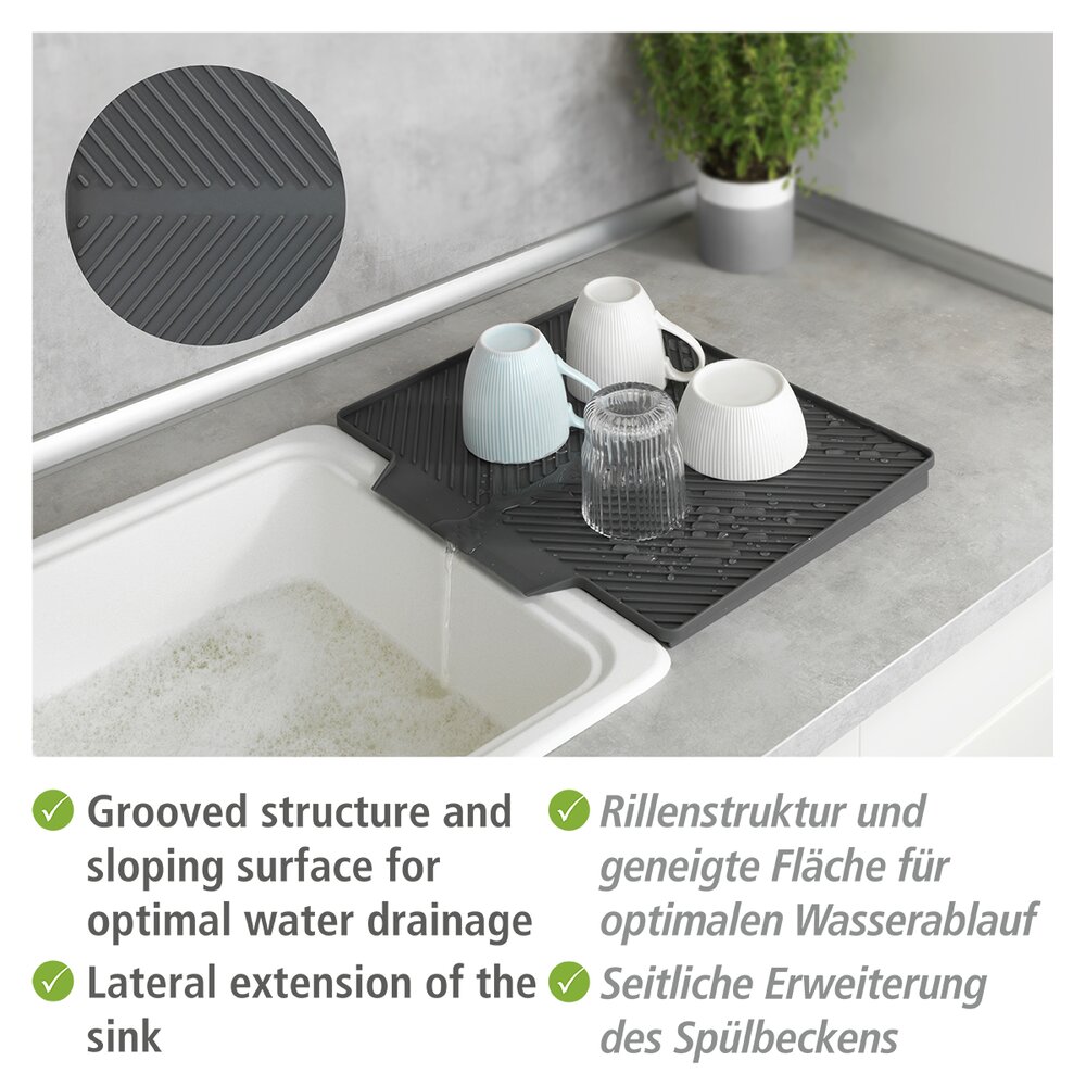 Tapis égouttoir vaisselle Nelia  40 x 35