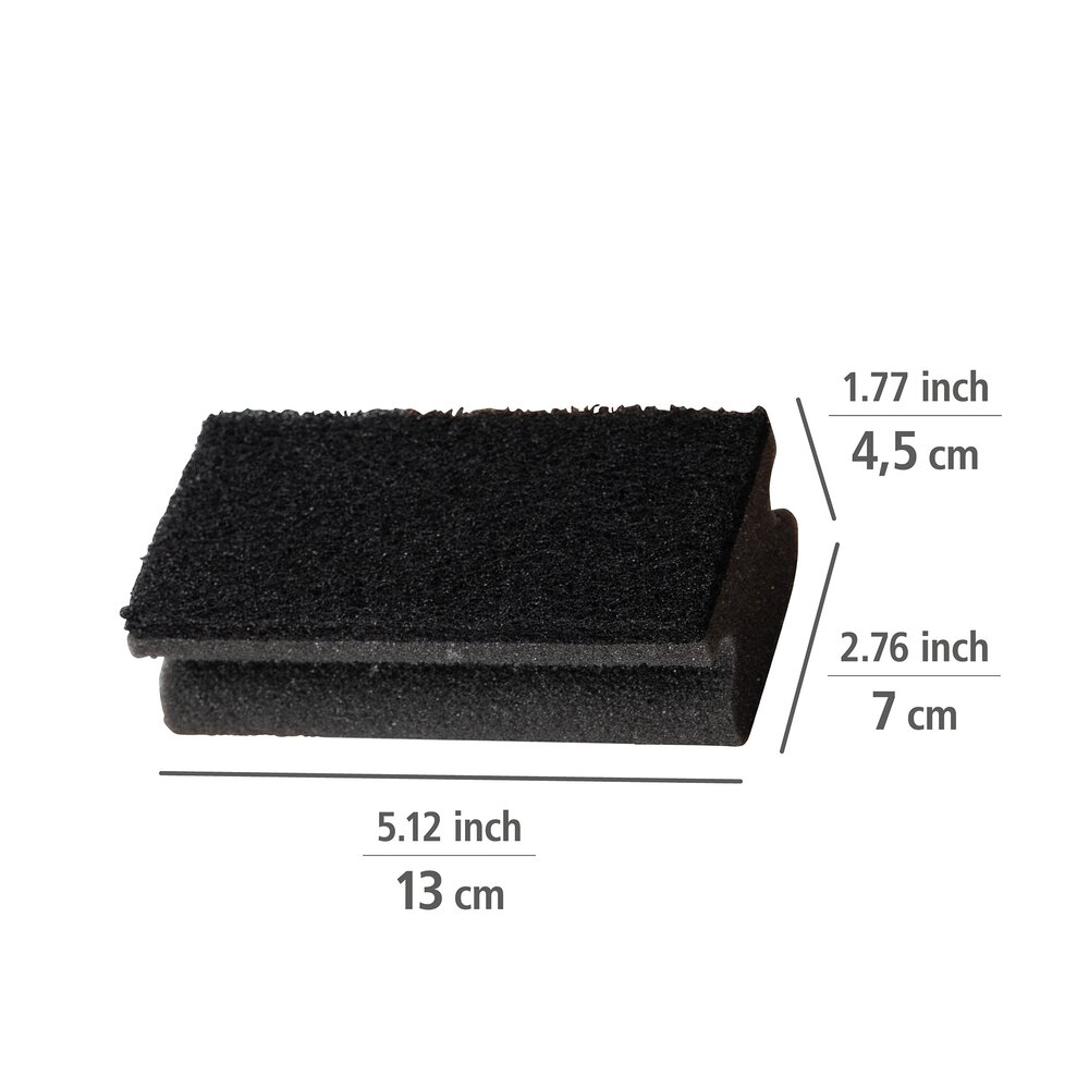 Grill Reinigungsschwamm Mod. Ben, 2er Set  2-Phasen Schwamm mit grober und weicher Seite