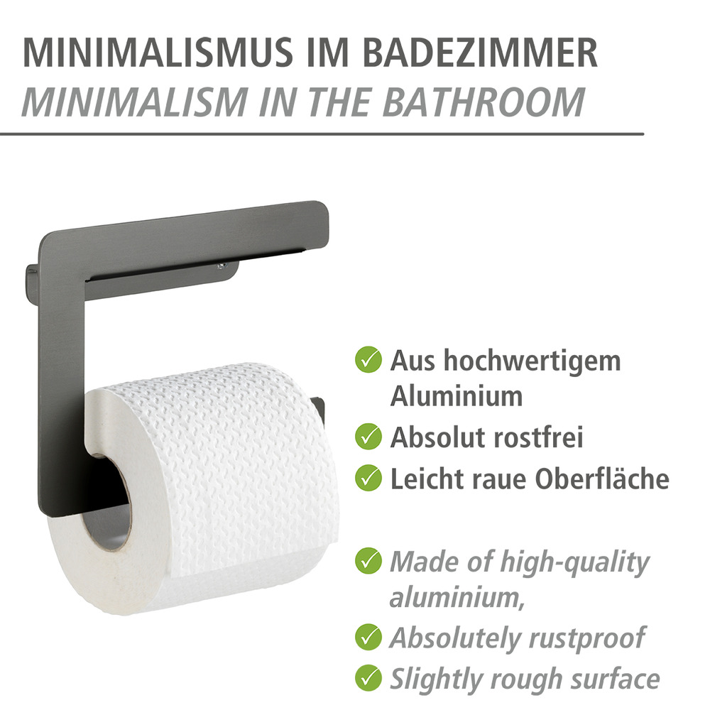 Toilettenpapierhalter Montella  Aluminium, Wandmontage