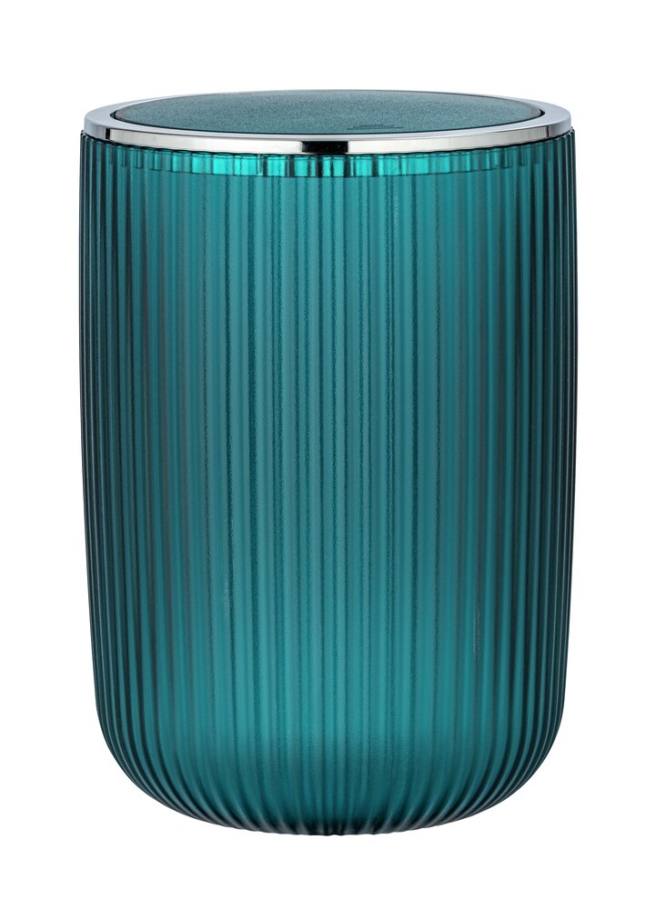 Schwingdeckeleimer Mod. Agropoli L Petrol Kosmetikeimer mit Schwingdeckel, 5,5 l