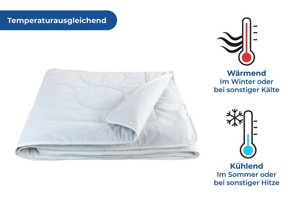 Bettdecke Kamel Haar  Decke mit natürlichem Temperaturausgleich