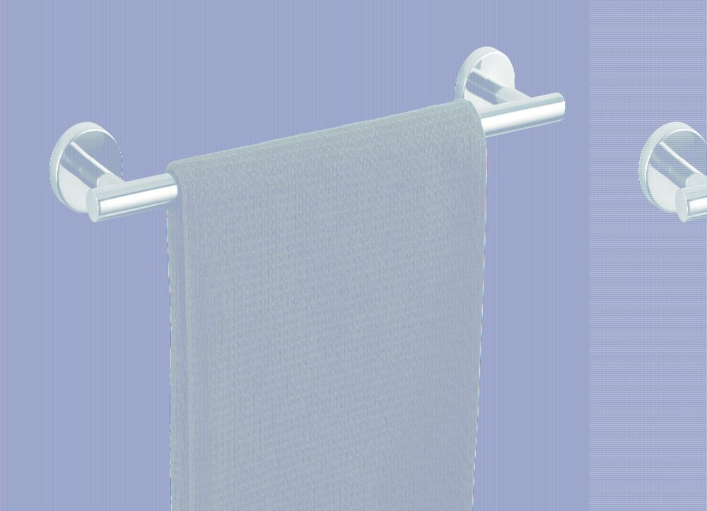 Bosio badhanddoekrek in gepolijst roestvrij staal