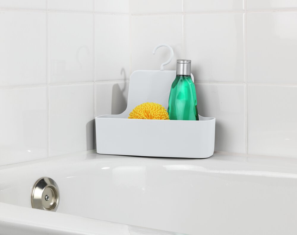 Serviteur de douche Barcelona blanc  plastique spéciale, incassable