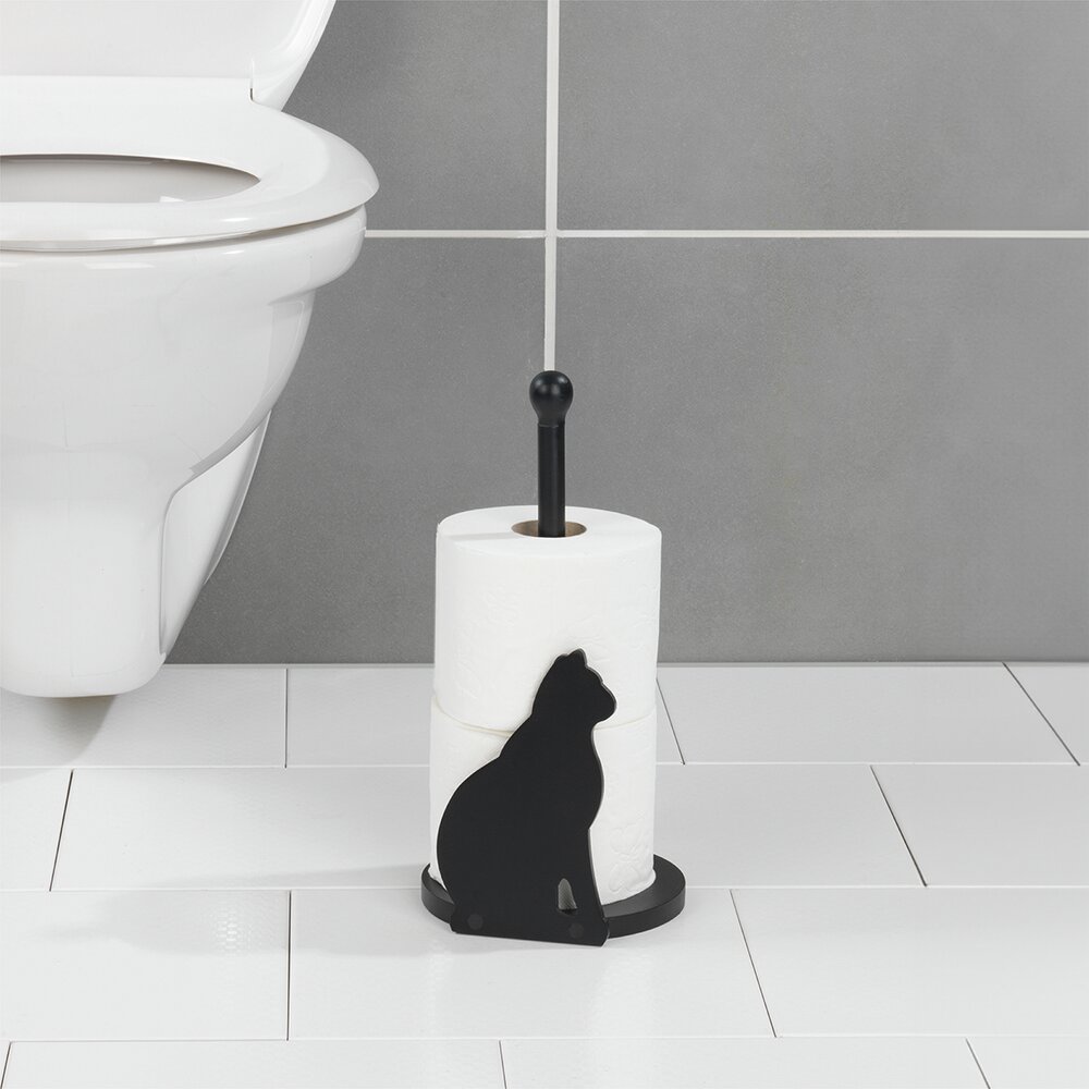 Papierrollenhalter Katze  passend für haushaltsübliche Küchenrollen