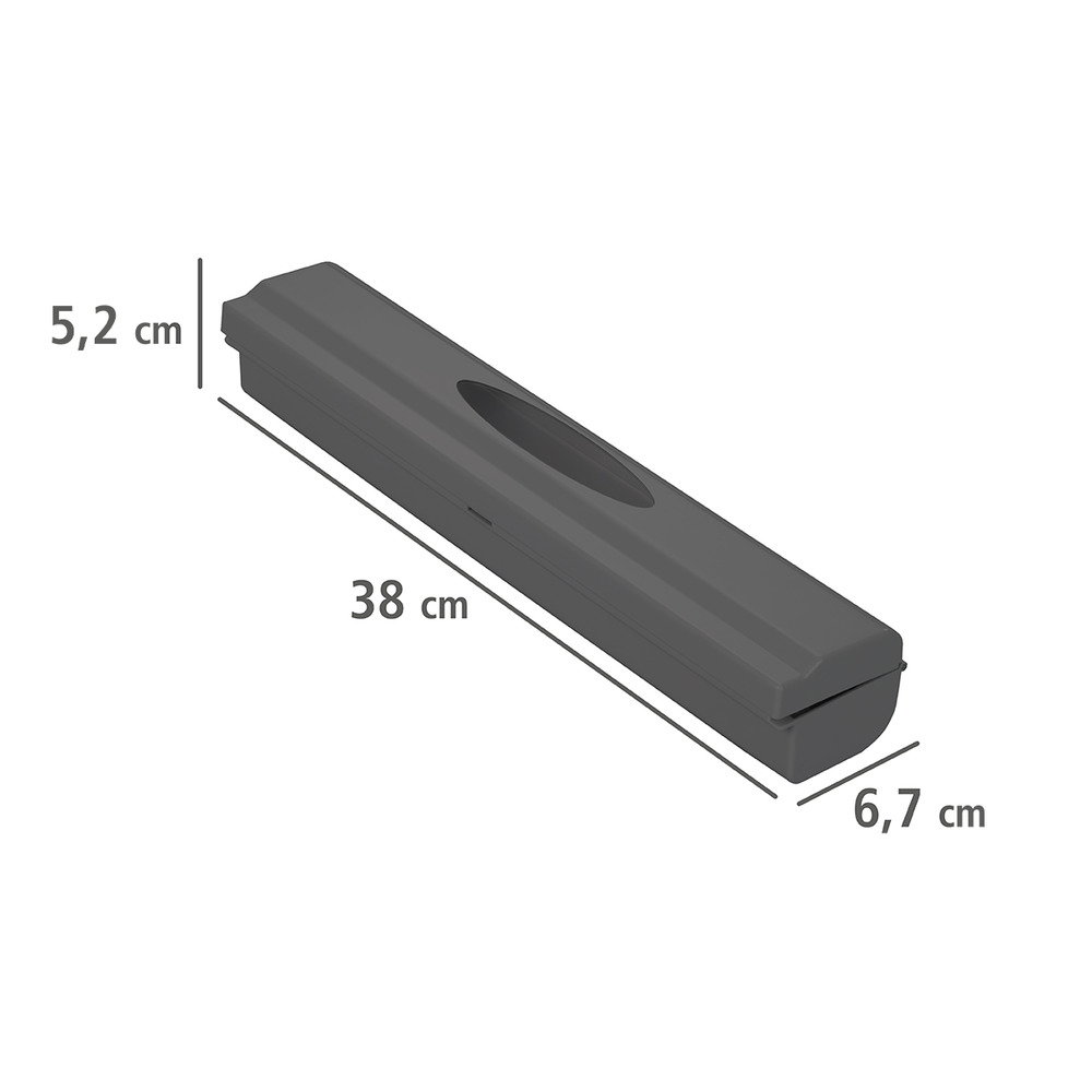 Folienschneider Mod. Perfect-Cutter L Anthrazit  für Frischhaltefolie und Alufolie