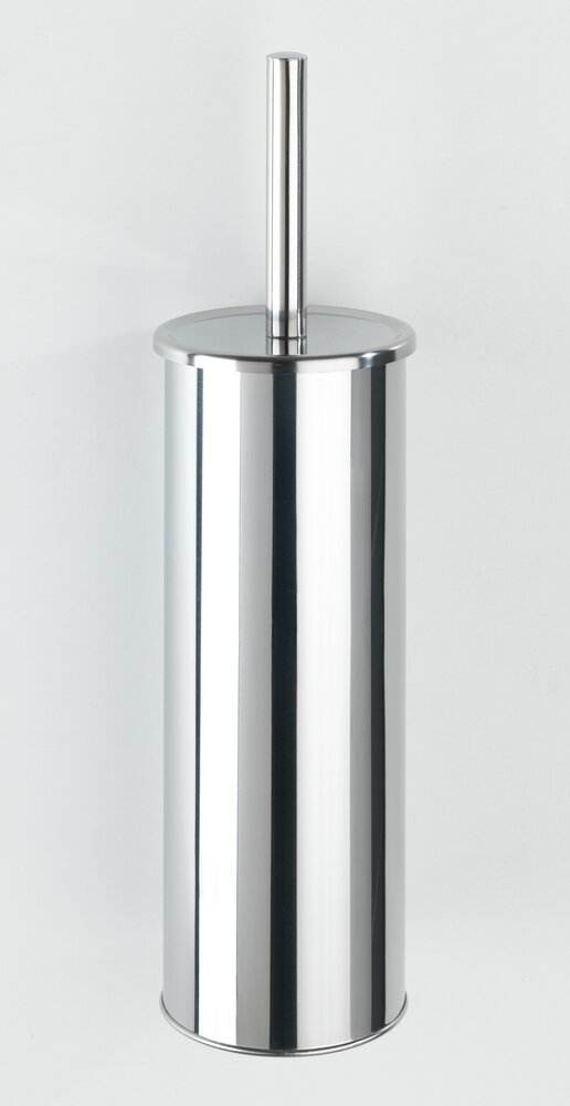 WC-Garnitur Mod. Basic, geschlossen  rostfreier, glänzender Edelstahl