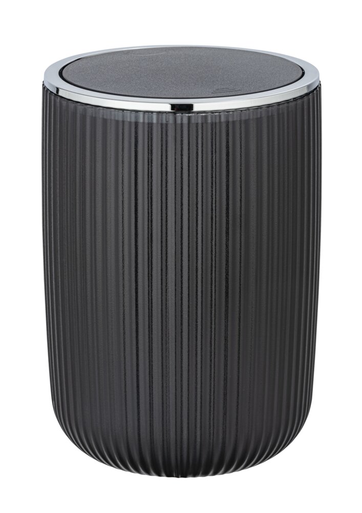 Schwingdeckeleimer Mod. Agropoli L Grau  Kosmetikeimer mit Schwingdeckel, 5,5 l