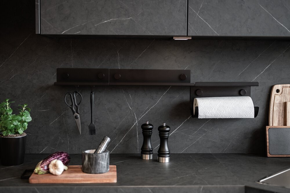 Küchenregal Mod. Jet S  aus pulverbeschichtetem Metall