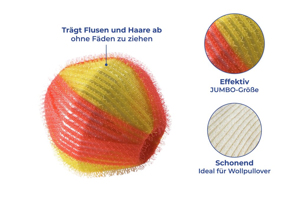 Boules de nettoyage Anti-peluches Jumbo  set de 2