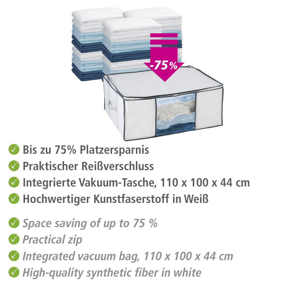 Vakuum Soft Box L  bis zu 75 % Platzersparnis