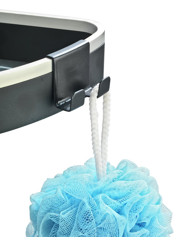 Teleskop Duschecke Mod. Wave  mit 3 Ablagen und Spiegel