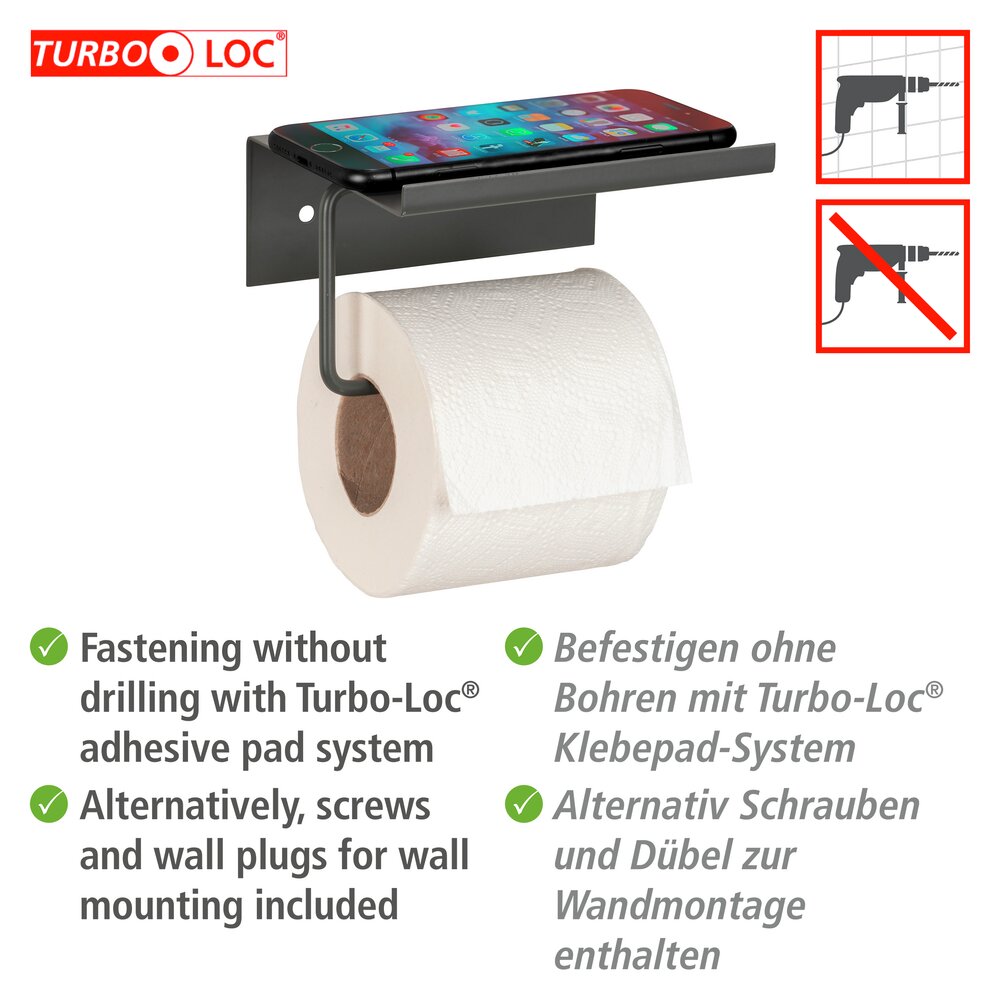 Desulo antraciet toiletrolhouder