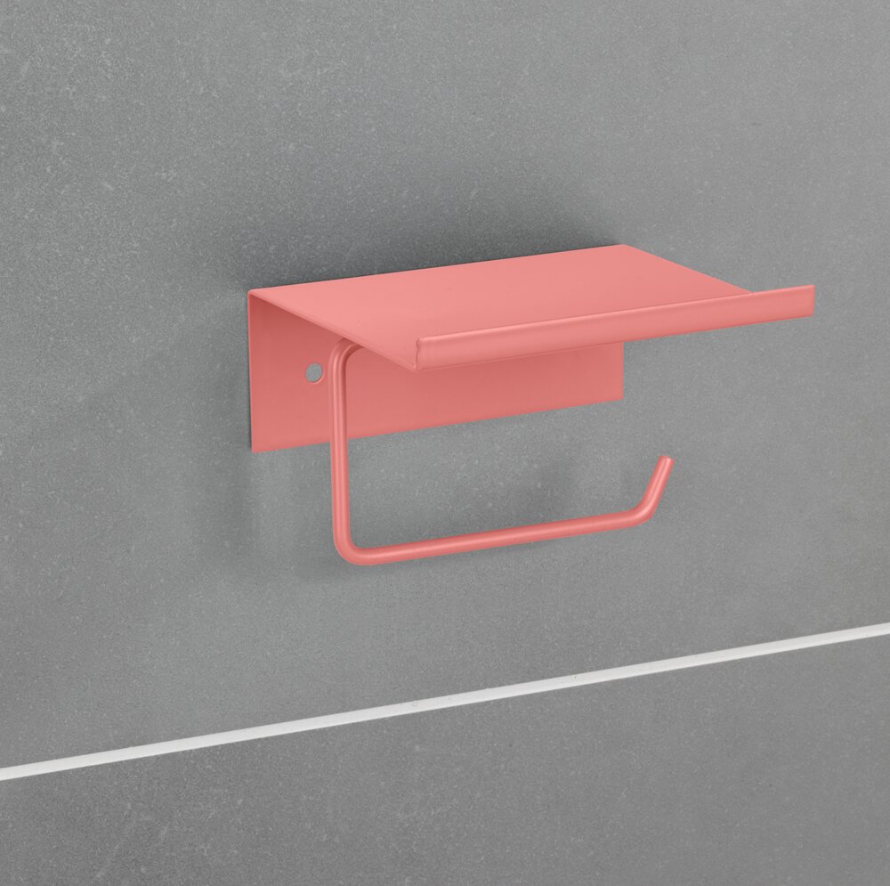 Toilettenpapierhalter Mod. Desulo Coral  mit Ablage