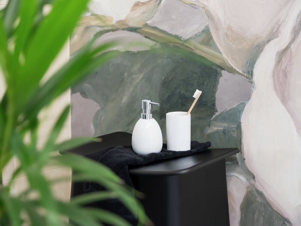 Zahnputzbecher Mod. Polaris White  Keramik