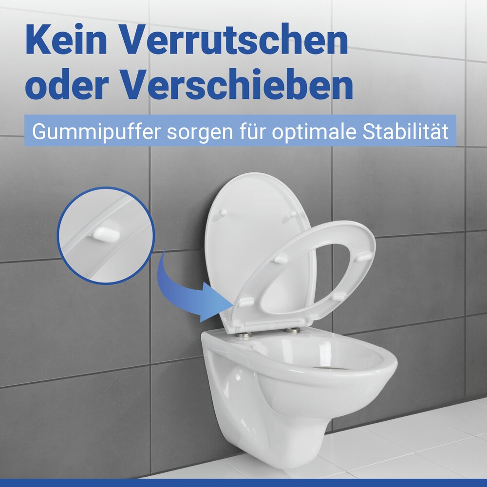 Toiletbril Mod. Vorno Neo Wit